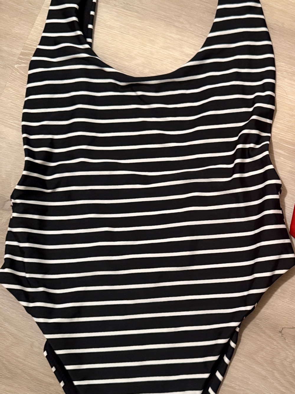 Aerie Black & White Striped One Piece- Like New, Size M